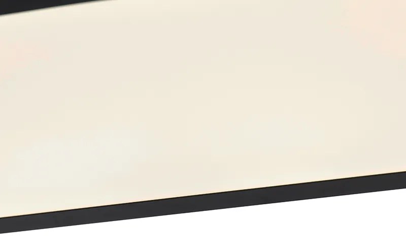 Plafoniera moderna neagra 120 cm cu LED dim to warm - Liv