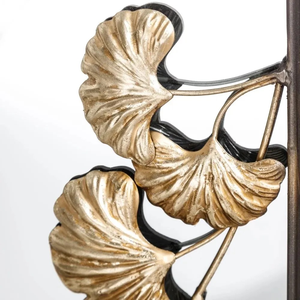 Oglinda decorativa HOJAS NEGRO-ORO, 55,5x175cm SX-151386