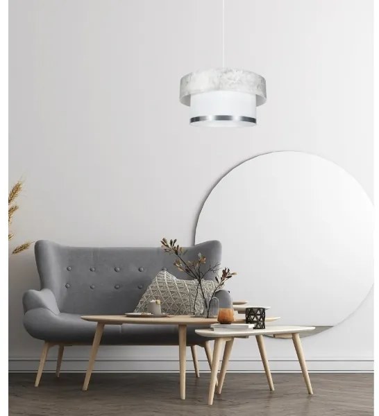 Lustră pe cablu RESSA 1xE27/60W/230V crem