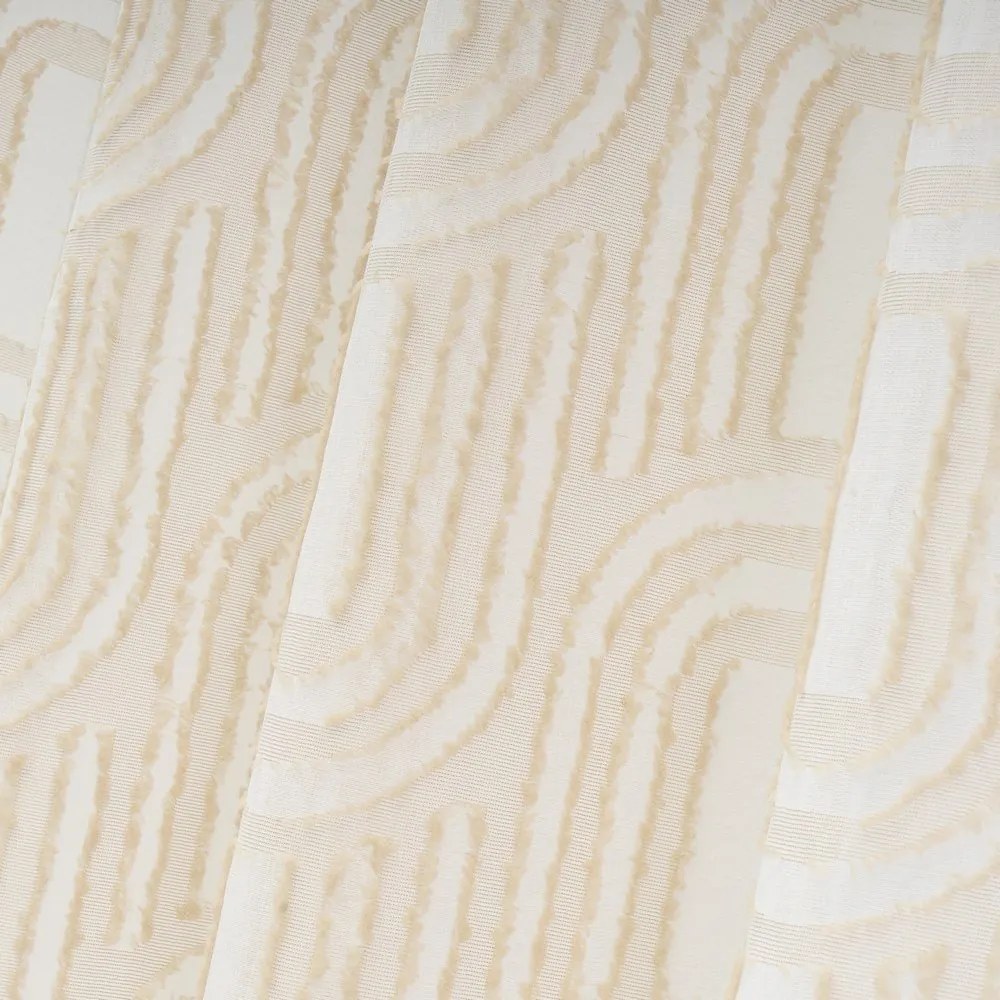 Perdea bej 140x260 cm Relief Arch – Casa Selección