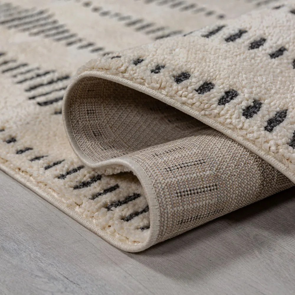 Covor crem 200x290 cm Knot – Flair Rugs