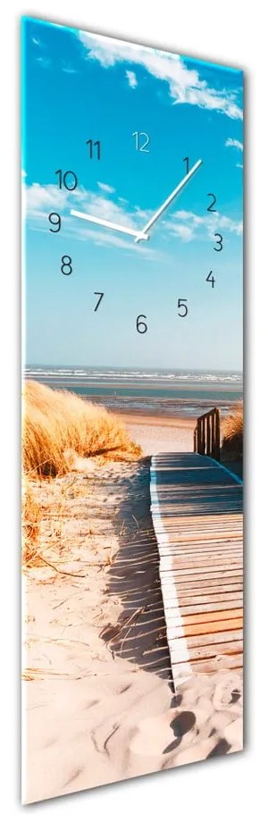 Ceas de perete Styler Glassclock Sunny, 20 x 60 cm