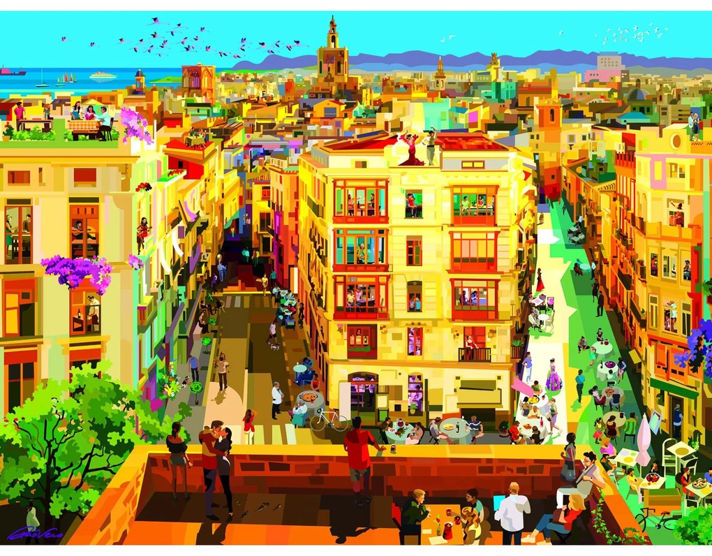 PUZZLE CINA IN VALENCIA, 1500 PIESE - RAVENSBURGER (RVSPA17192)