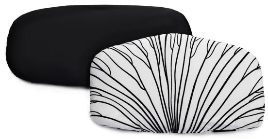 KINDERKRAFT - Căptușeală pentru scaun înalt pentru copii ENOCK, negru/alb