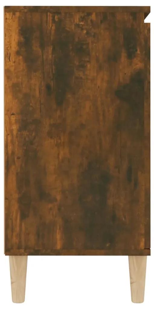 Servanta, stejar fumuriu, 103,5x35x70 cm, lemn prelucrat 1, Stejar afumat