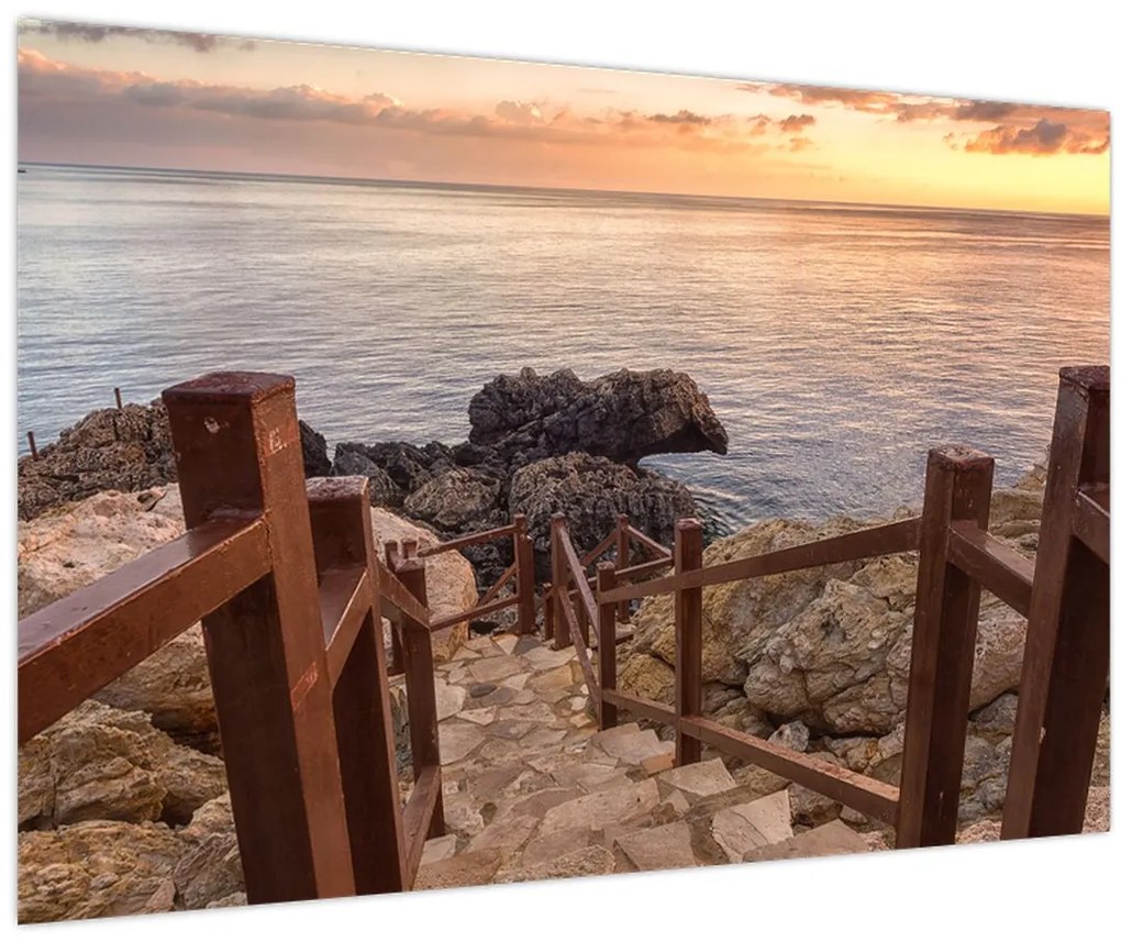 Tablou - Coborâre la mare (90x60 cm)