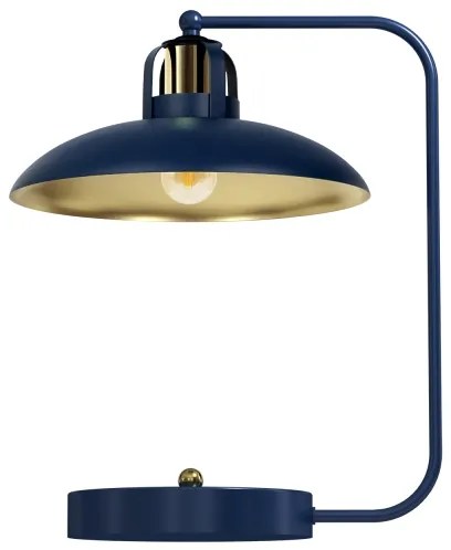 Lampă de masă FELIX 1xE27/60W/230V albastră