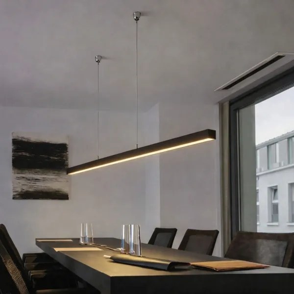 Brilagi - Pendul LED FULLDAY, 30/40/50W, 230V, 2700/4000/6000K, 150 cm, negru