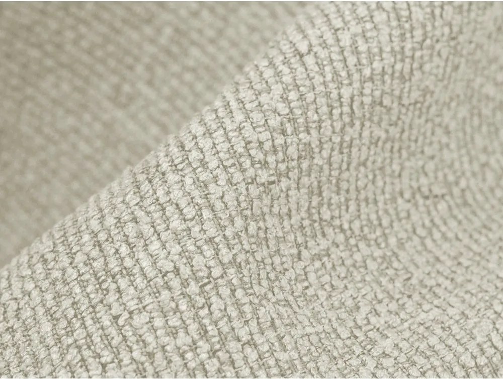 Colțar bej cu tapițerie din țesătură bouclé (cu colț pe partea dreaptă/cu șezlong) Aloha – Makamii