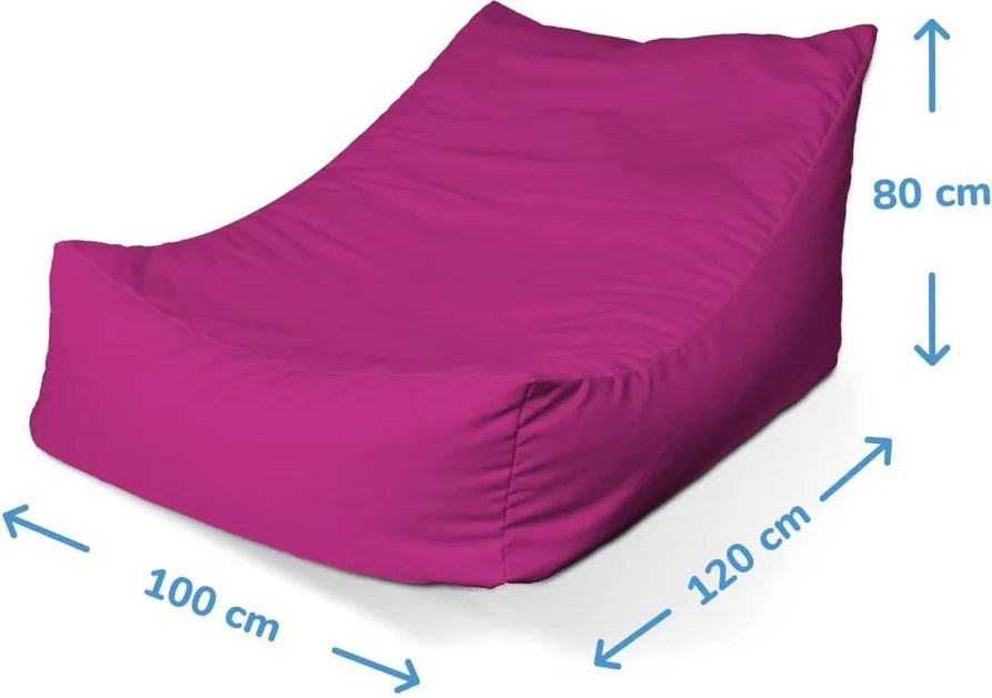 Sac de șezut Lounge bordo, roșu