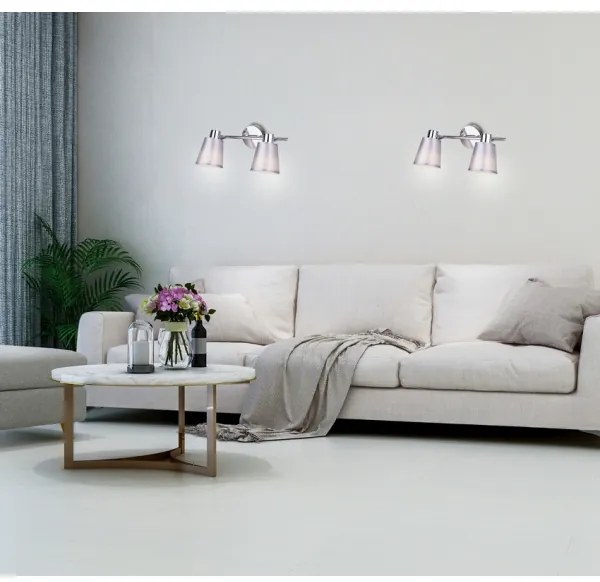 Aplică perete PIN 2xE14/40W/230V