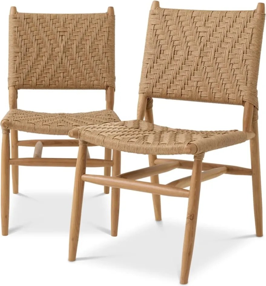 Set de 2 scaune pentru exterior, design LUX, Laroc