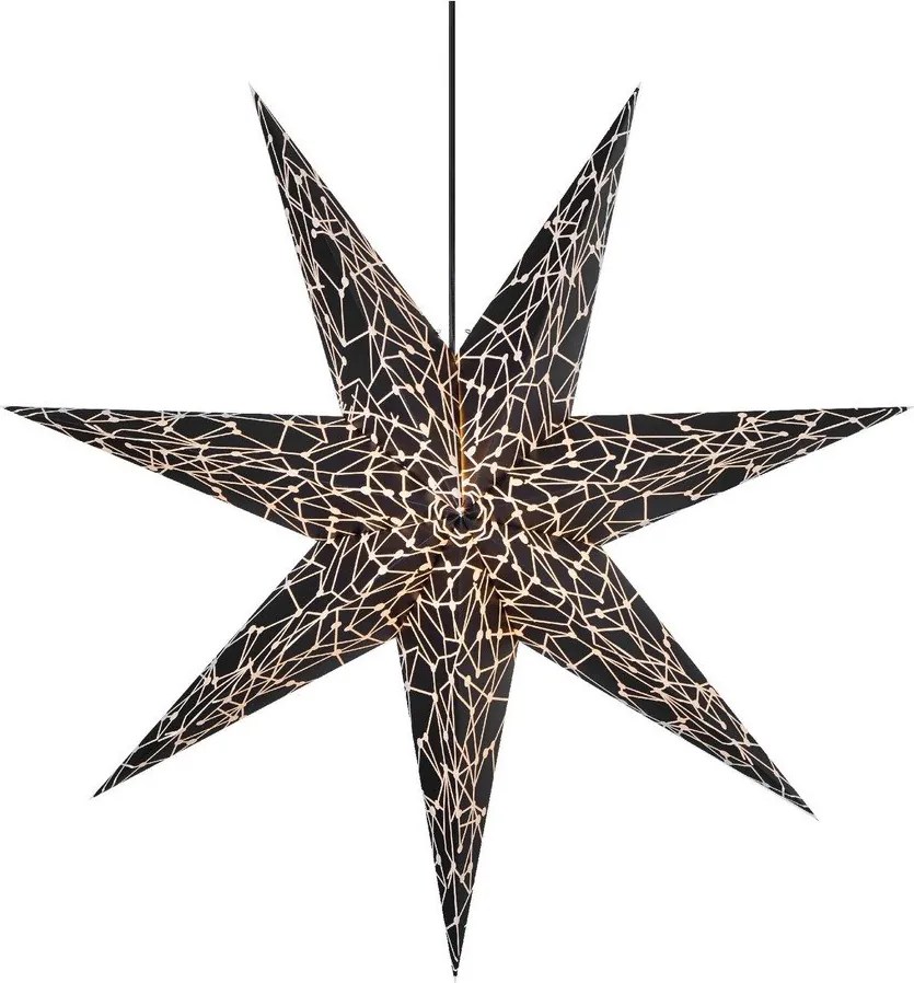 Decorațiune luminoasă de Crăciun neagră Karla – Markslöjd