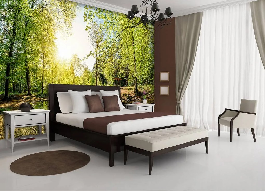 Fototapet - Pădurea verde (152,5x104 cm)