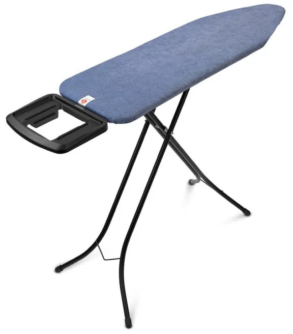Masă de călcat Brabantia B 1008299, 124x38 cm, 7 poziții de reglare, Suport mare pentru fier de călcat, albastru