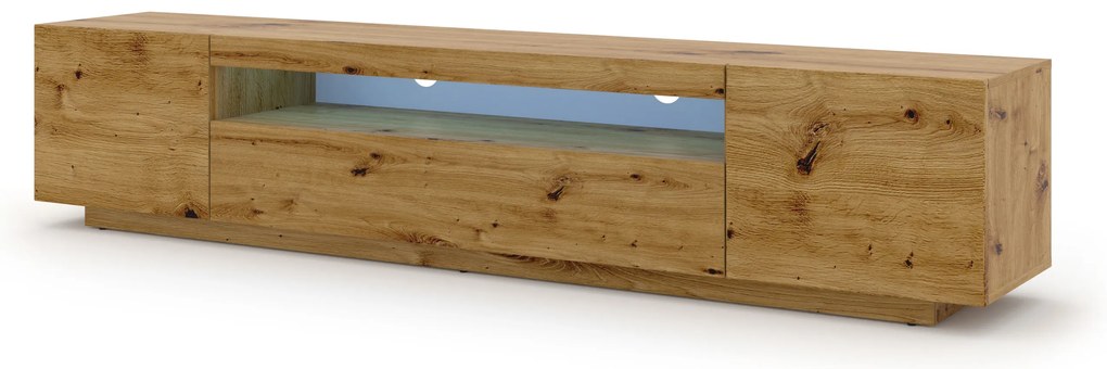 Masă TV/Dulap Aurora 200 (Stejar artisan) (LED). 1057700