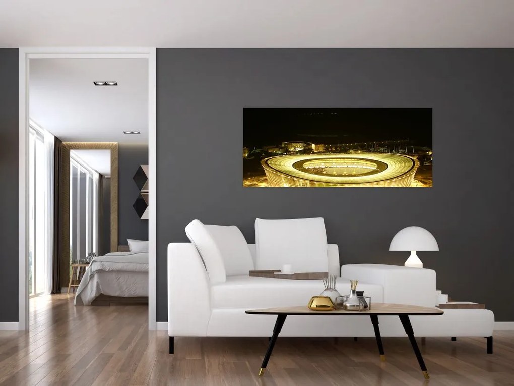 Tablou - stadion de fotbal (120x50 cm)