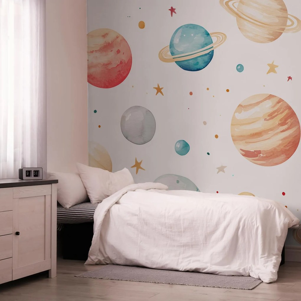 Fototapet - Planete colorate (147x102 cm)