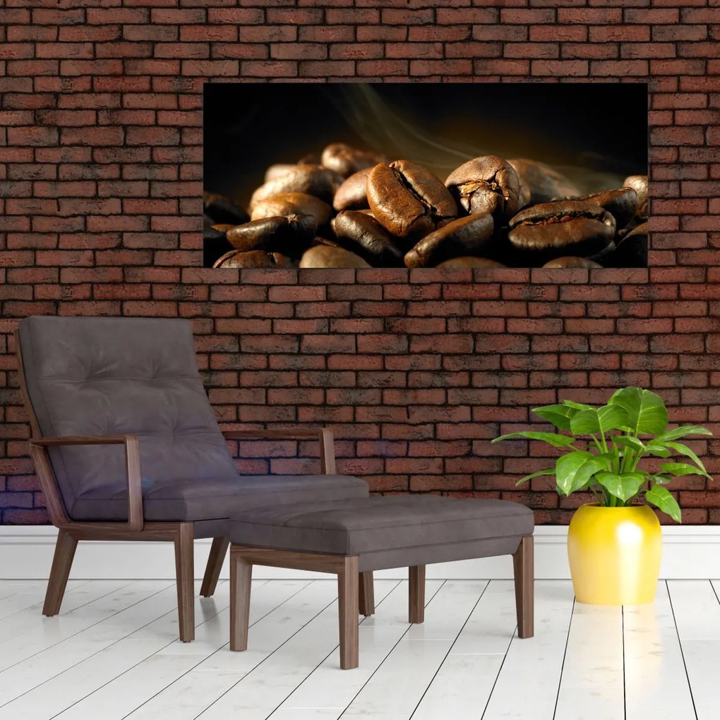 Tablou - Boabe de cafea (120x50 cm)
