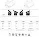 Aplica de perete exterior LED, Protectie IP54, Cooper negru MA-8475