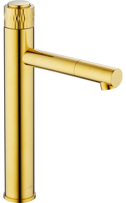 Mexen Diamond baterie de chiuvetă înaltă, aurie - 71510-50