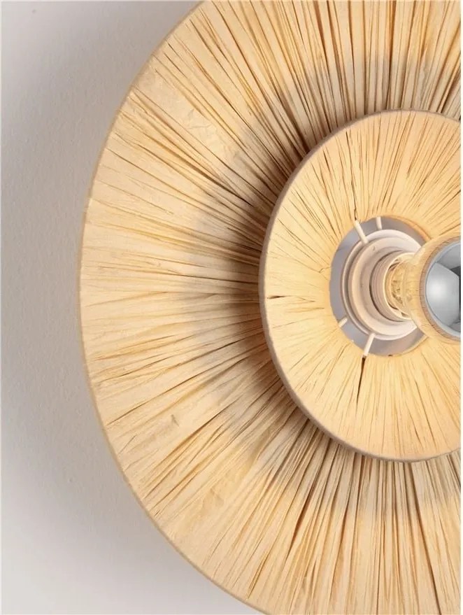 Aplica de perete cu design texturat Nora natur