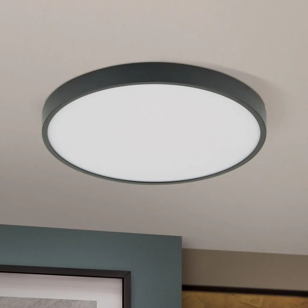 Plafoniera LED design slim BULLY D-28cm negru