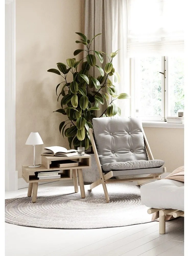 Fotoliu pliabil Karup Design Boogie Raw/Bordeaux