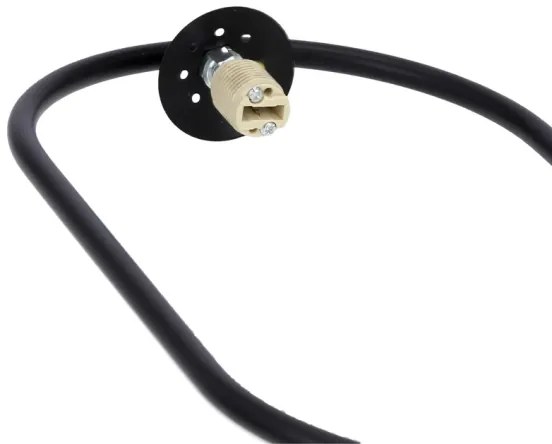Lustră pe cablu CORDEL 1xG9/28W/230V neagră