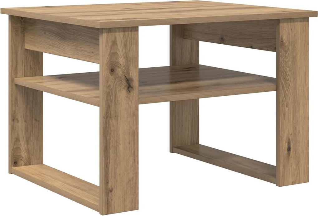 vidaXL Masă de cafea Stejar Artizanal 64 x 54 x 44 cm Lemn compozit