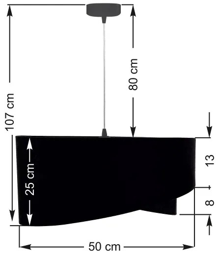 Lustră pe cablu GALAXY 1xE27/60W/230V