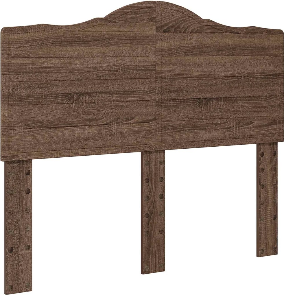 vidaXL Tăblie cap Stejar închis 120 cm Lemn compozit