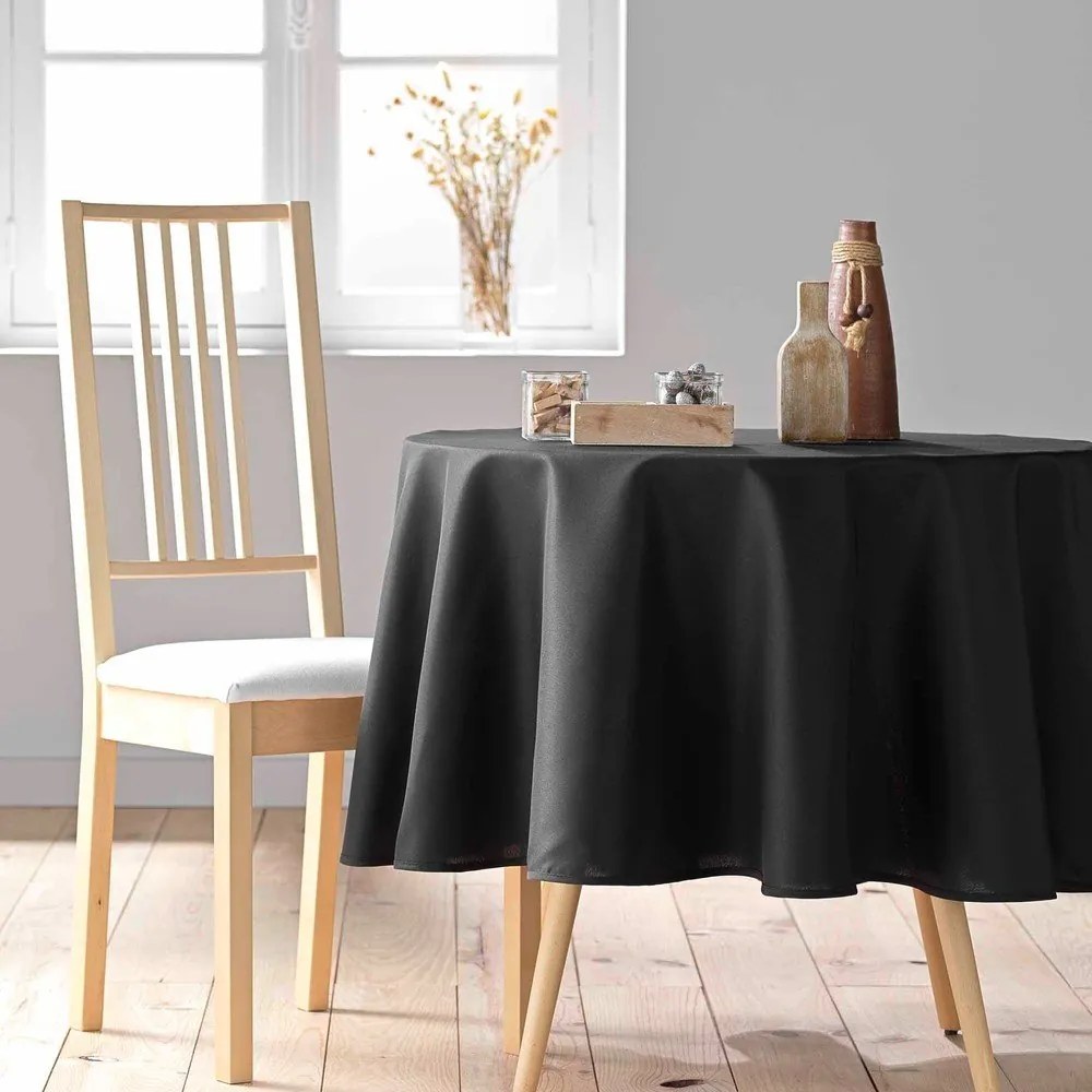 Față de masă potrivit pentru spălare automată ø 180 cm Essentiel – douceur d'intérieur