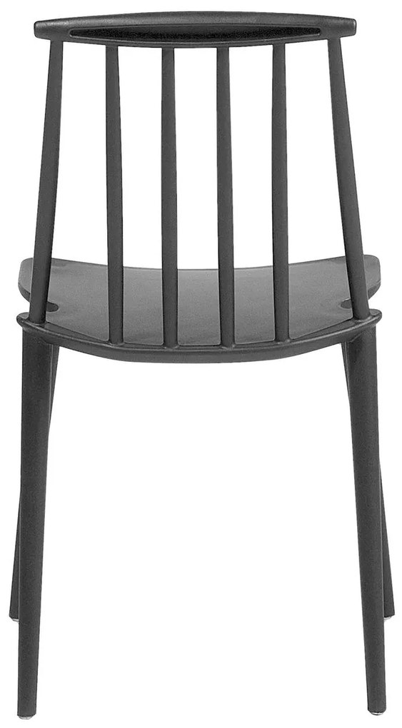 Set 2 buc. scaune pentru sufragerie Vendor (negru). 1009921