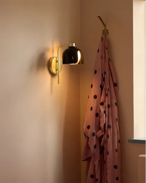 Osram - Lampă de perete DECOR COROLLE 1xG9/20W/230V neagră/aurie