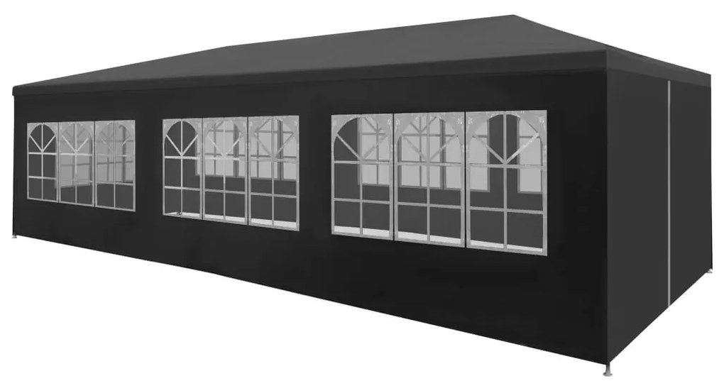 Cort pentru petrecere, 3 x 9 m, antracit