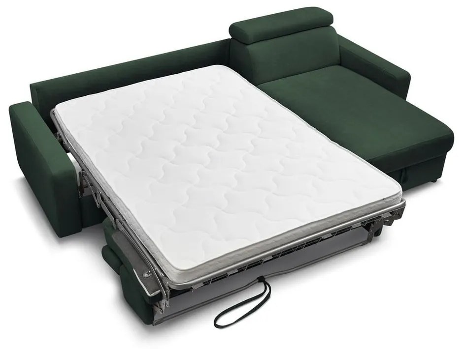 Colțar verde închis extensibil (cu colț variabil) Monaco – Bobochic Paris