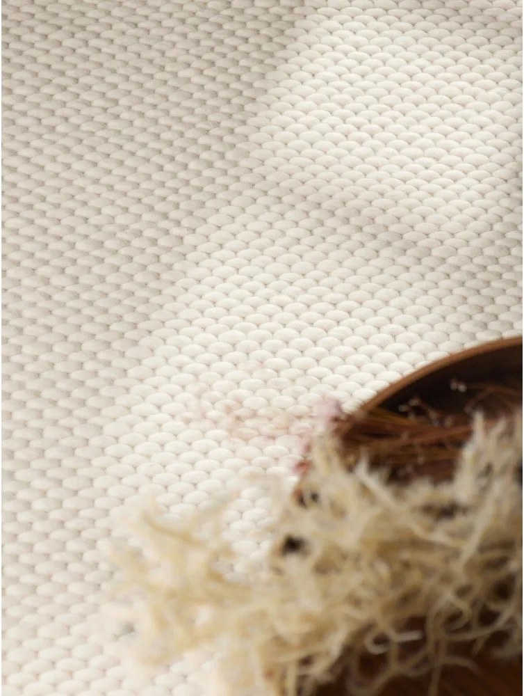 Covor crem țesut manual din lână 160x230 cm Lyon Beans – Elle Decoration