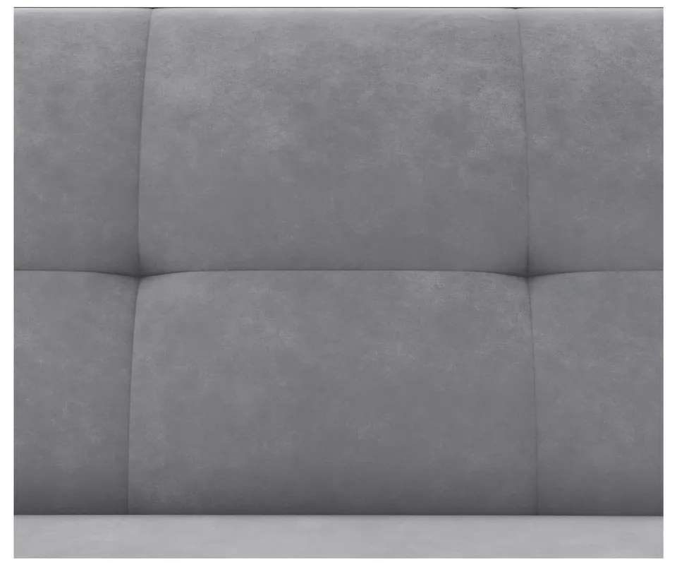 Colțar gri deschis cu tapițerie din catifea Lilly – Støraa