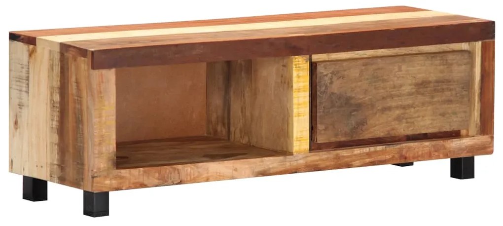 vidaXL Comodă TV, 100 x 30 x 33 cm, lemn masiv reciclat