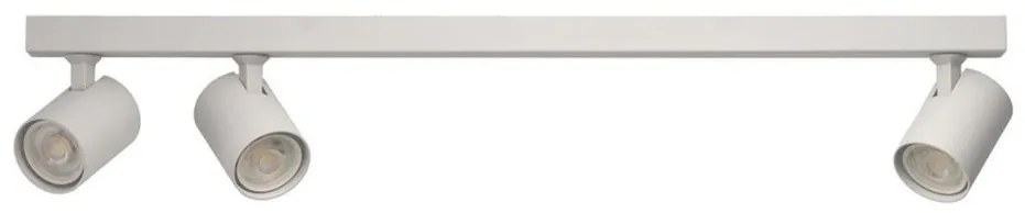 Plafoniera liniara alba cu 3 spoturi EXO 3, 70cm
