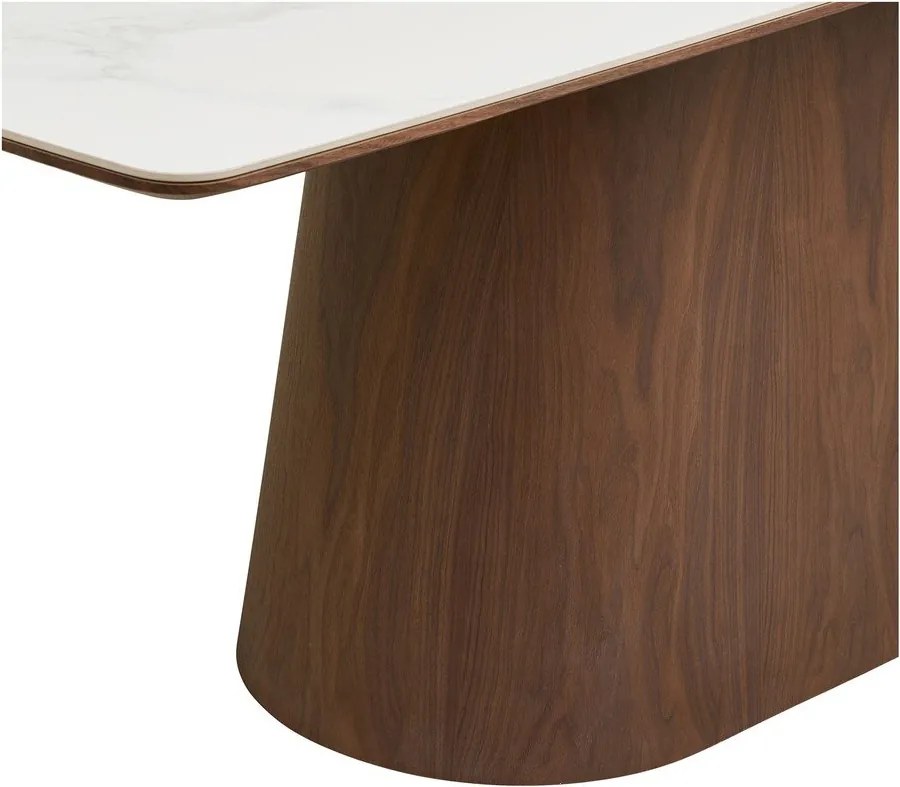 Masă de dining cu blat ceramic 90x200 cm Noli – House Nordic