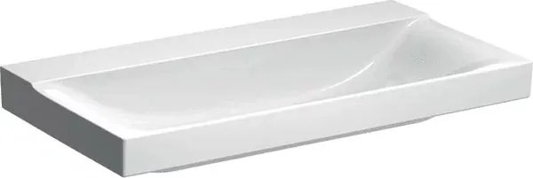 Lavoar pe mobilier Geberit Xeno2  fara orificiu baterie 90 cm alb