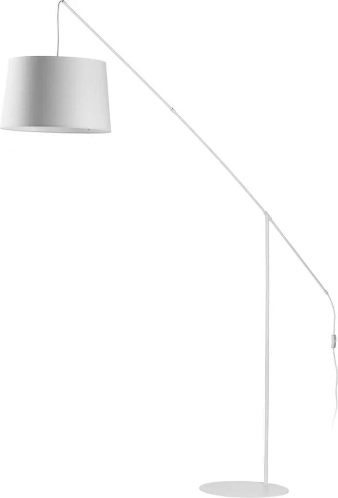 Lampadar Tamiko, 200x222,5x45 cm, metal, alb