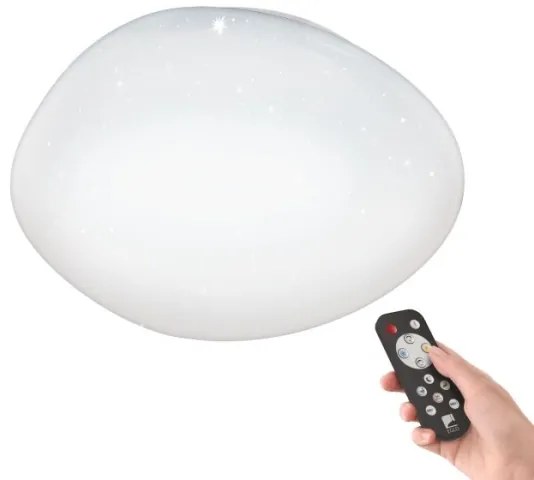 Eglo 98228 - Plafonieră LED dimabilă SILERAS-A, 36 W, 230 V, Ø 60 cm, cu telecomandă
