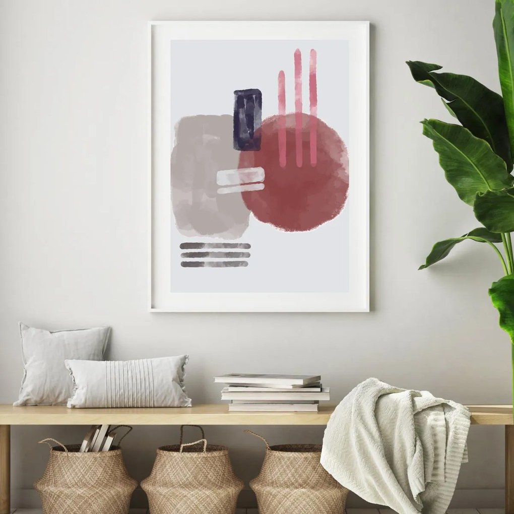 Poster - Abstracție pictată (A4)