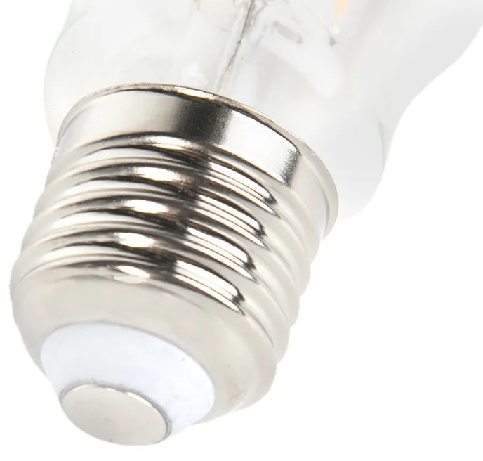 Set de 5 becuri LED cu filament reglabile E27 A60 5W 470lm 2700K