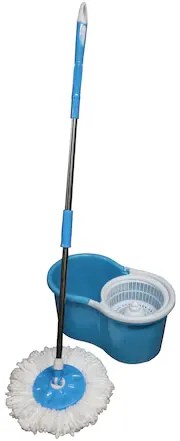 Set curatenie mop rotativ 360 12 L Albastru