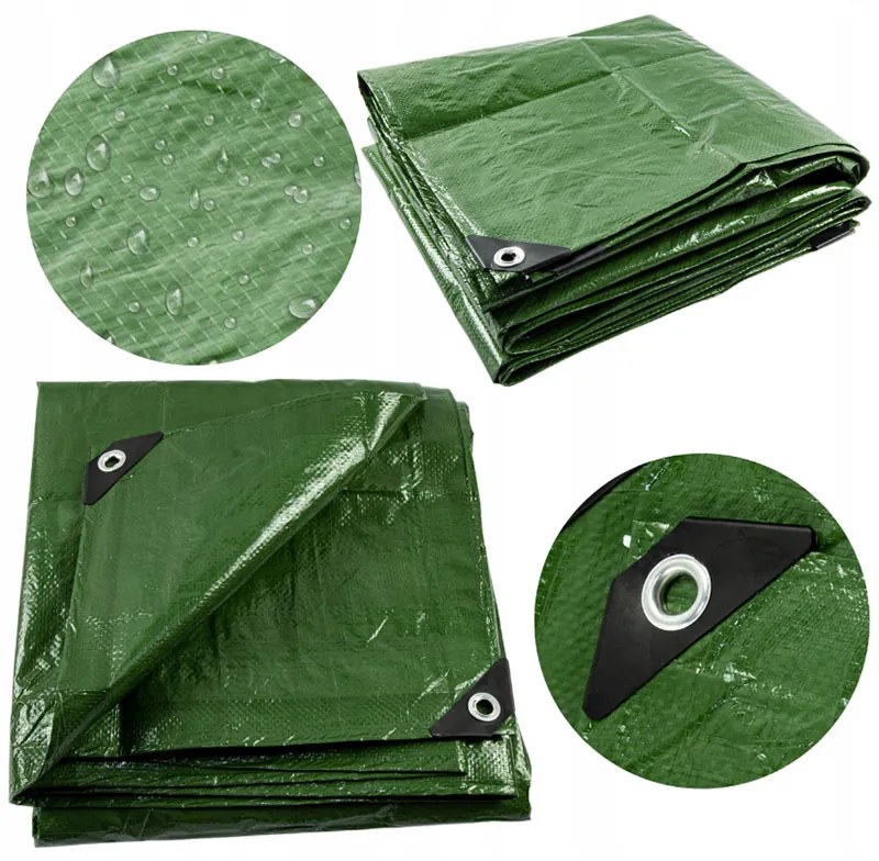 Prelată verde-argintie rezistentă la îngheţ 10m x 12m