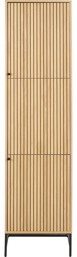 Șifonier în culoare naturală cu aspect de lemn de stejar 51x200x60 cm Albany – Actona